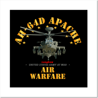 AH-64D Apache Longbow - Air Warfare Posters and Art